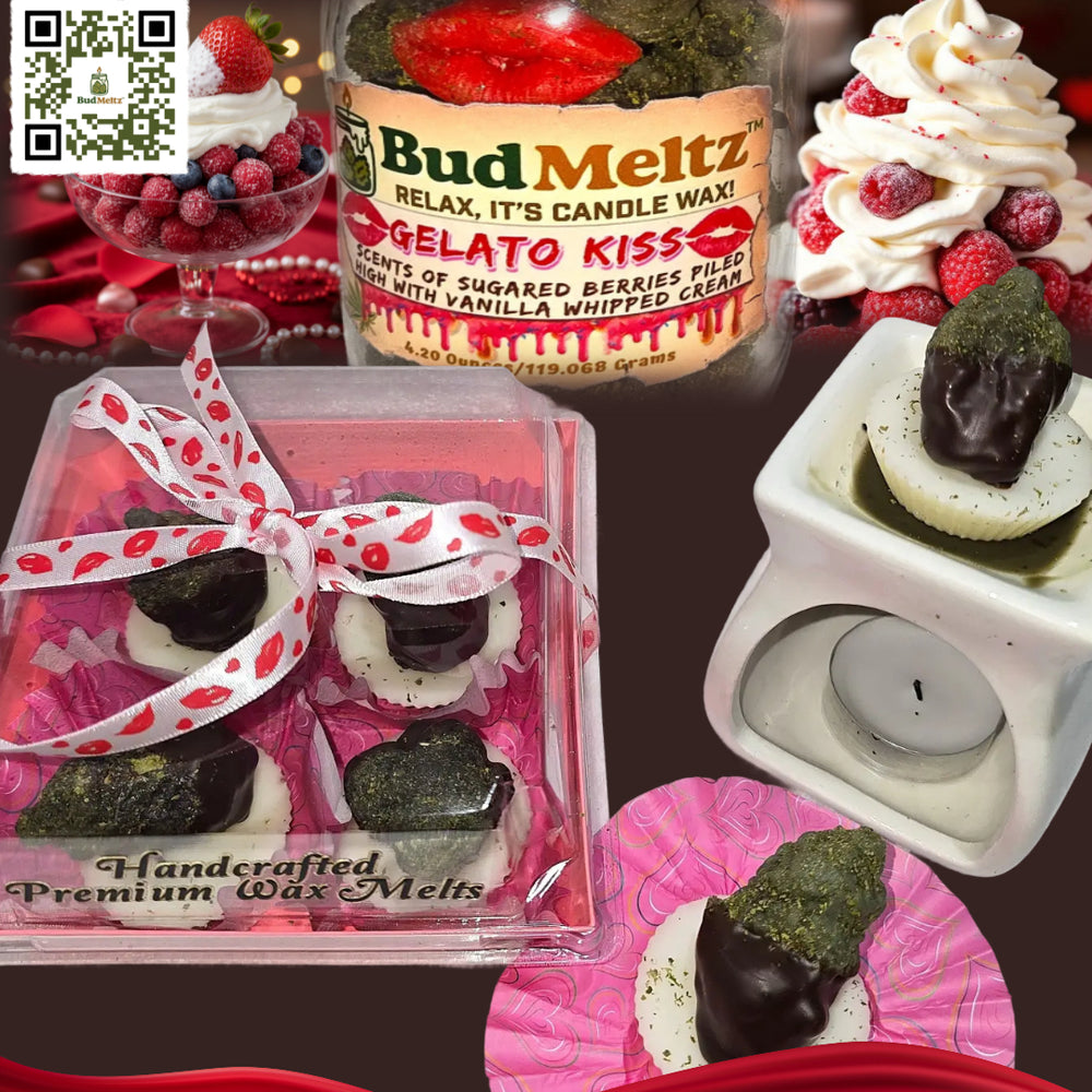 Gelato Kiss sugared berries with whipped cream wax melts