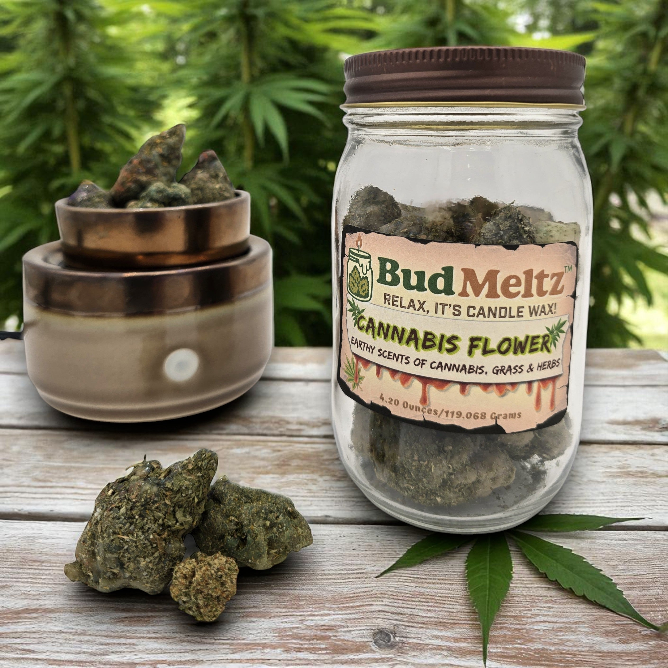 Cannabis Flower Bud Wax Melts