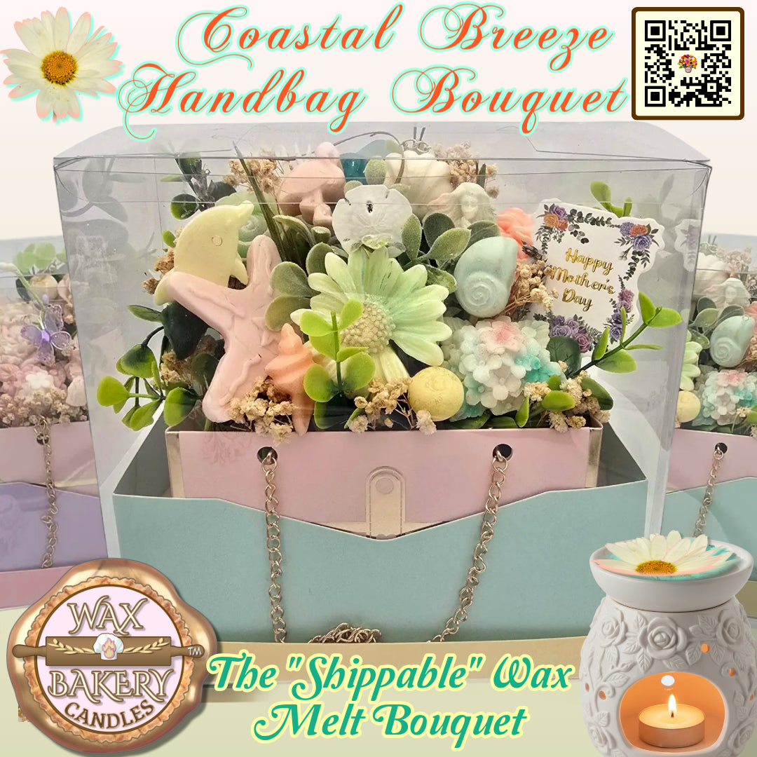 Coastal Breeze Handbag Bouquet – Wax Bakery™ Collection