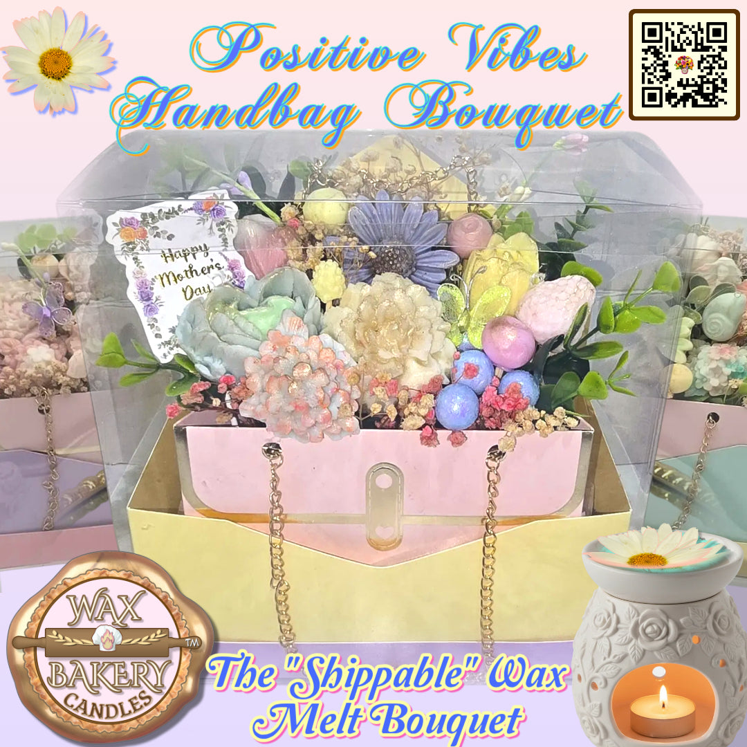Positive Vibes Handbag Bouquet – Wax Bakery™ Collection